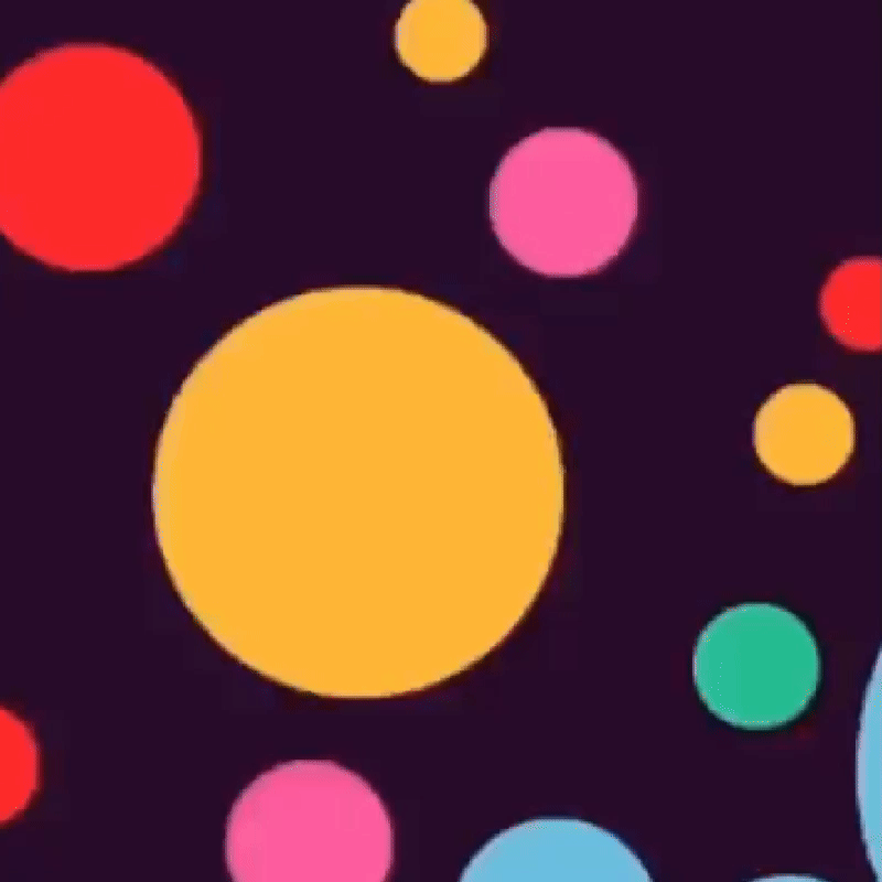 Building on my previous practice, I made the colors of the circles more diverse. I used `fft` from `p5.sound.js` to get the sound frequencies and used `amp` to control the size and rising speed of the circles.