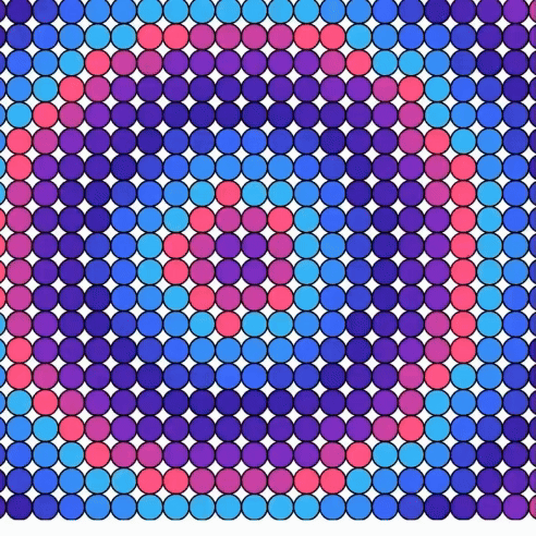 I started thinking about how to integrate Project 2 with Makey Makey, so I modified some parameters to let the Makey Makey keys influence the circle’s expansion. Every time I press a key, the circle changes color and creates a diffusion effect.