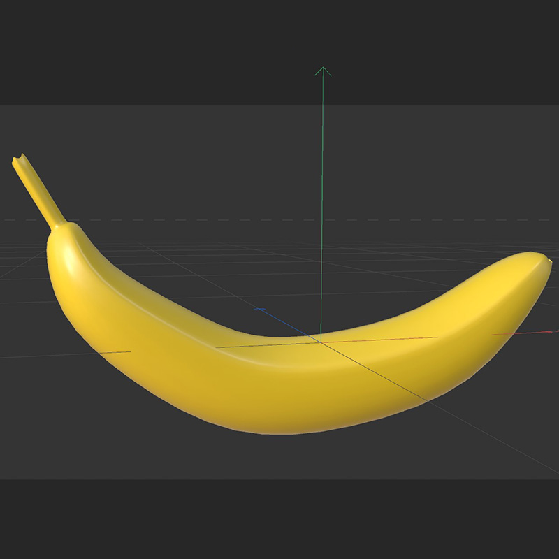 In Activity 1, I tried modeling a banana. However, it was clear that it was too rounded, whereas a real banana has angles on the skin, so I continued to add details to last week's modeling. I selected the edges that needed to be deformed in Edges mode and used bevel. this made the banana peel look a little more realistic.