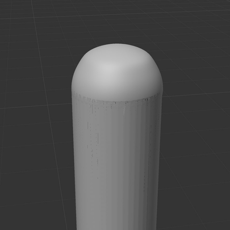 I used Spheres and Cylinders to model the pencil. At the top of the pencil, I used Boole to create a rounded tip. At the same time, I selected and rescaled the top half of the sphere to make the top curvature smaller.