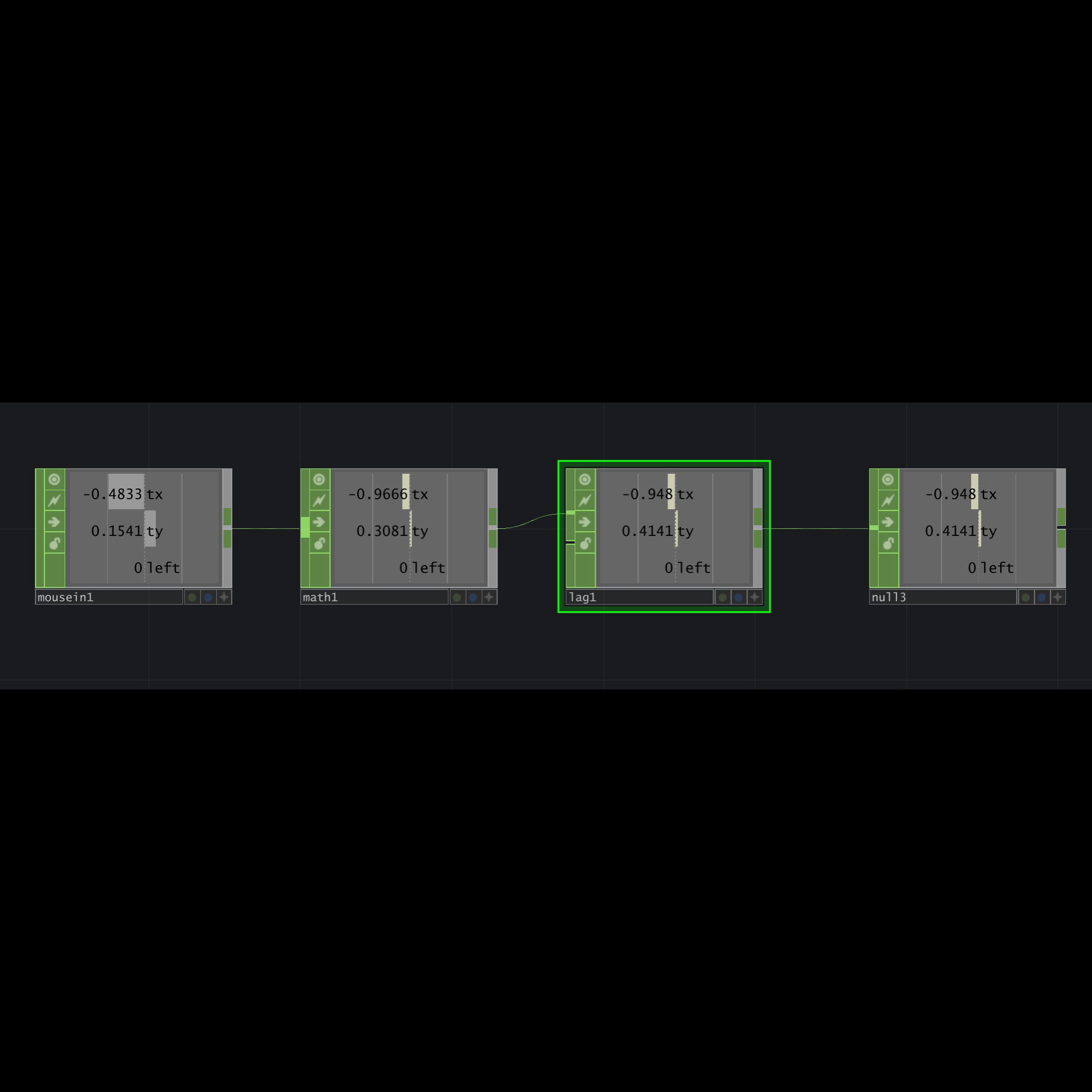 I also added a Lag function to smooth the input, making the movements from the mouse or sensor gentler and preventing the particle force field from shaking.

