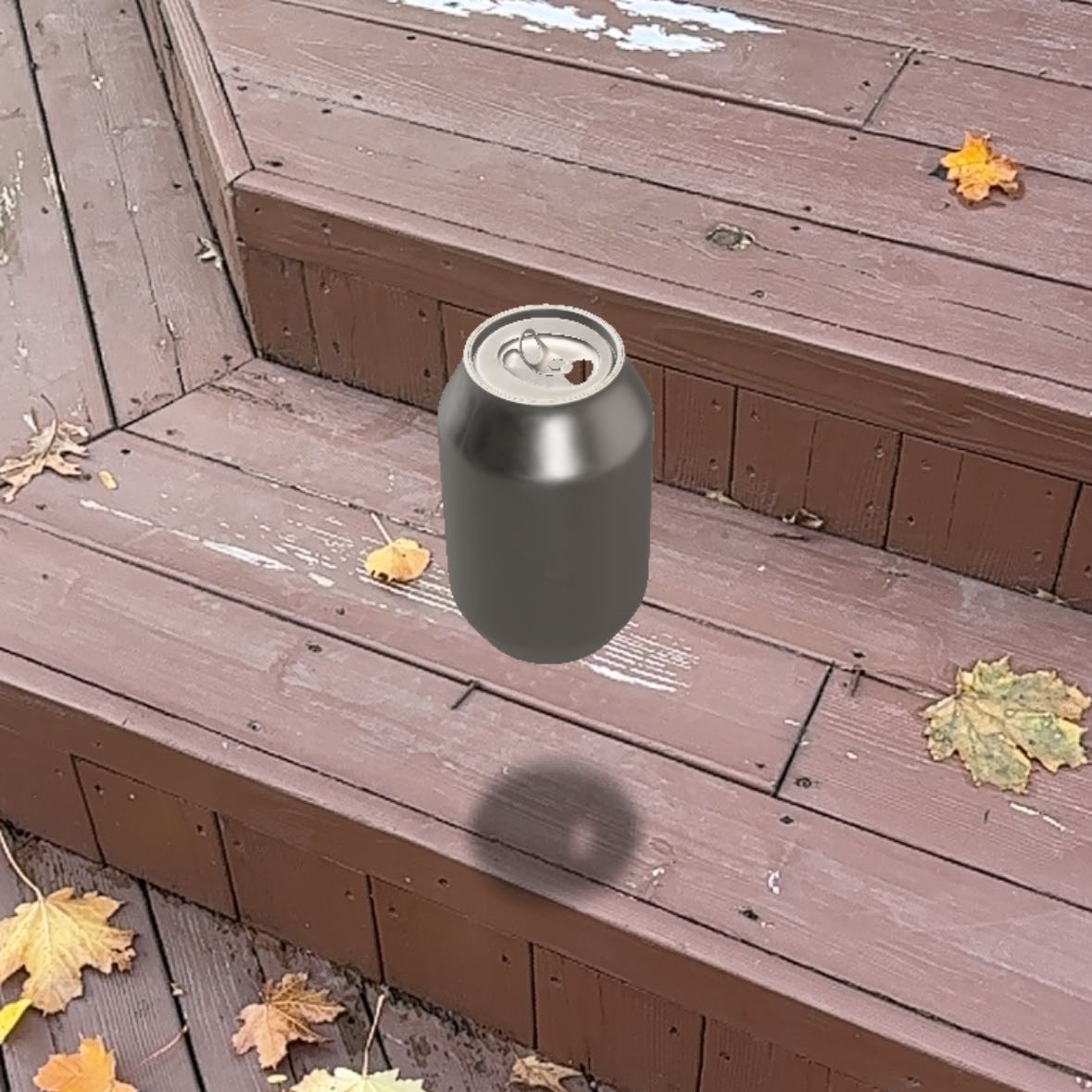 As I continued to explore AR, I discovered a new problem. I saw a hole in the bottom of the can model I created in Project1 where light could come through. However, when examining the Cinema4D file, I did not see this hole. Therefore, I think that AR still has more uncertainty and may show different results than what is shown in the modeling software, so it is still necessary to create the model with care.